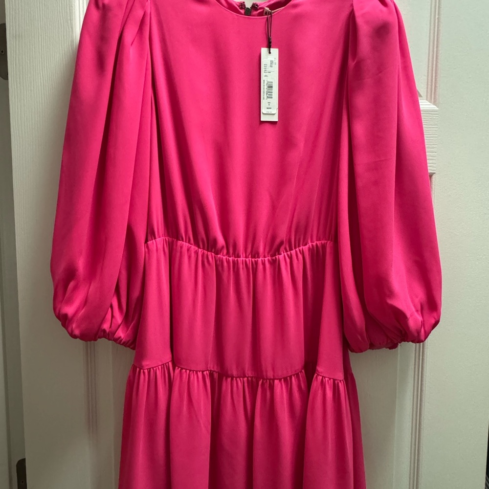 Alice + Olivia 3/4 Length Sleeve Mini Dress